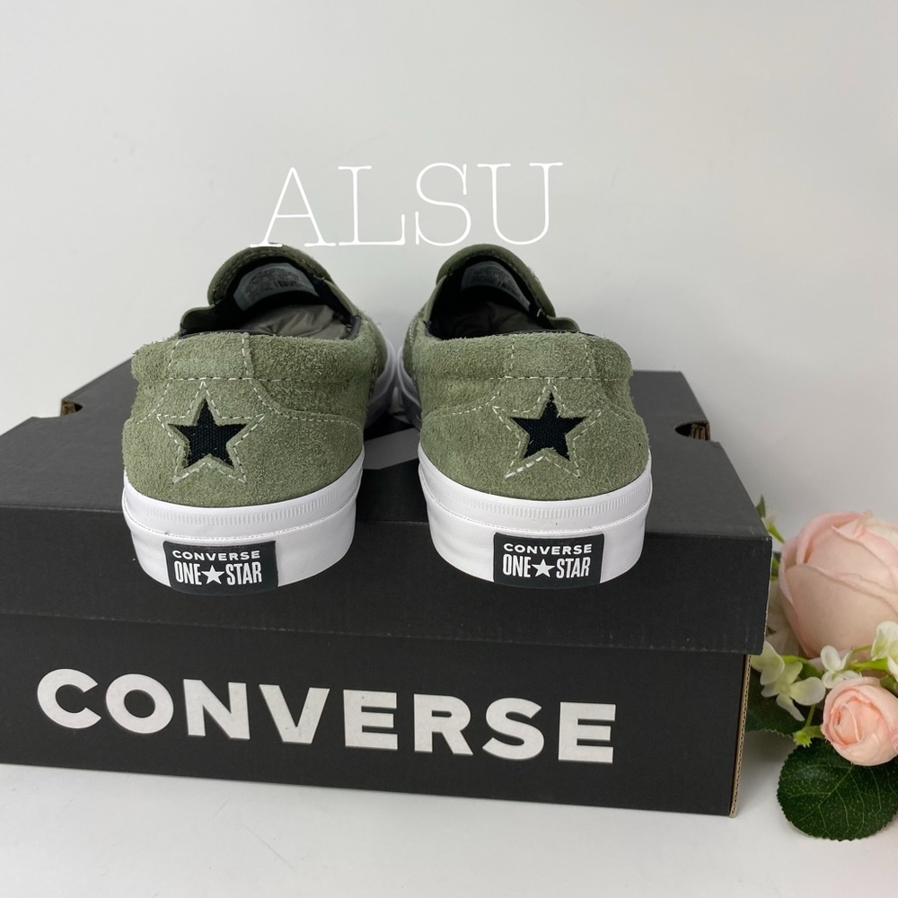 Converse One Star CC Slip Field Green Suede W - Picture 5 of 8